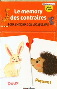 Produktbild: Le memory des contraires : pour enrichir son vocabulaire