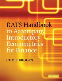 Produktbild: RATS Handbook to Accompany Introductory Econometrics for Finance