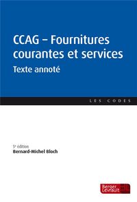 Produktbild: Ccag Fournitures Courantes Et Services : Texte Annote (5e Edition)