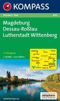 Bild vom Artikel KOMPASS Wanderkarte 456 Magdeburg - Dessau - Roßlau - Lutherstadt Wittenberg 1:50.000 vom Autor 