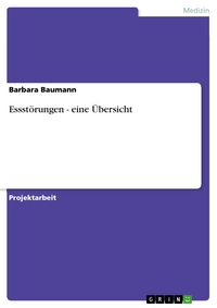 Produktbild: Essst&ouml;rungen - eine &Uuml;bersicht