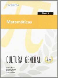 Produktbild: Matem&aacute;ticas&nbsp;II : cultura general
