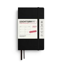 Produktbild: Wochenkalender Pocket (A6) 2027, Schwarz, Deutsch