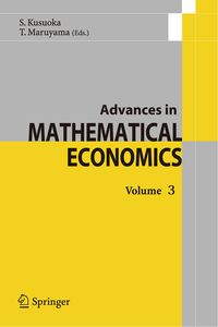 Produktbild: Advances in Mathematical Economics