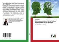 Produktbild: La consapevolezza come fattore significativo per le relazioni