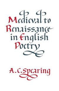 Produktbild: Medieval to Renaissance in English Poetry