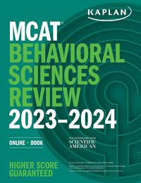 Produktbild: Kaplan Test Prep: MCAT Behavioral Sciences Review 2023-2024