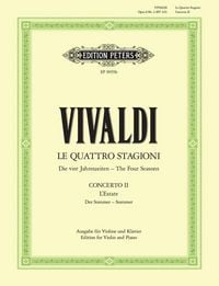 Produktbild: Die Jahreszeiten: Konzert f&uuml;r Violine, Streicher und Basso continuo g-Moll op. 8 Nr. 2 RV 315 "Der Sommer"