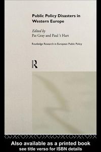 Produktbild: Public Policy Disasters in Europe