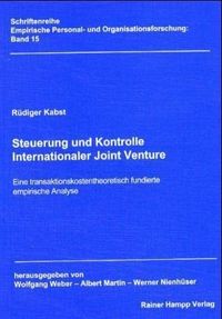 Produktbild: Kabst, R: Steuerung und Kontrolle Internationaler Joint Vent
