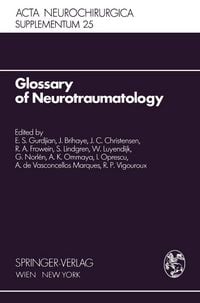 Produktbild: Glossary of Neurotraumatology