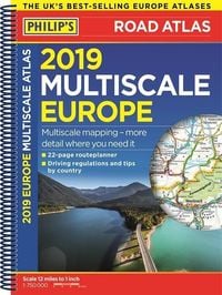 Produktbild: Philip's Maps: Philip's 2019 Multiscale Road Atlas Europe