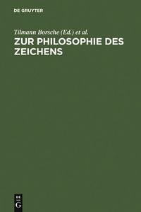 Produktbild: Zur Philosophie des Zeichens