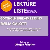 Produktbild: Gotthold Ephraim Lessing: Emilia Galotti. Ungek&uuml;rzt gelesen mit Interpretationshilfe