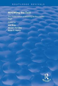 Produktbild: Ma(r)king the Text