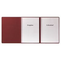 Produktbild: Herlitz Karton-Bewerbungsmappe A4 3-teilig bordeaux
