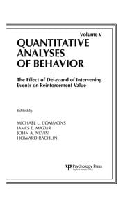 Produktbild: The Effect of Delay and of Intervening Events on Reinforcement Value