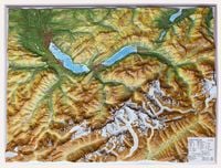 Produktbild: Relief Berner Oberland klein 1:200.000