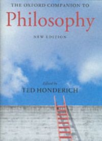 Produktbild: The Oxford Companion to Philosophy