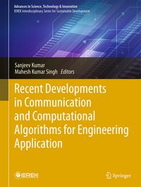 Produktbild: Recent Developments in Communication and Computational Algorithms for Engineering Application