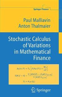 Produktbild: Stochastic Calculus of Variations in Mathematical Finance