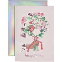 Produktbild: Gru&szlig;karte La Vie en Rose, Happy Birthday, B6 MIX