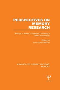 Produktbild: Perspectives on Memory Research (PLE:Memory)