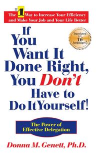 Produktbild: If You Want It Done Right, You Don't Have to Do It Yourself!