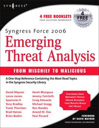 Produktbild: Syngress Force Emerging Threat Analysis