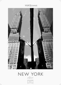 Produktbild: New York schwarz-weiss Kalender 2027 &ndash; Wandkalender | Fotokalender Nordamerika 59x42cm Grosses Format - Eleganter Schwarz-Wei&szlig;-Print mit beeindruckenden New York City Motiven