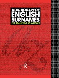 Produktbild: A Dictionary of English Surnames