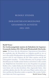Bild vom Artikel Der Goetheanumgedanke inmitten der Kulturkrisis der Gegenwart vom Autor Rudolf Steiner