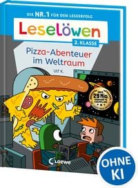 Produktbild: Lesel&ouml;wen 2. Klasse - Pizza-Abenteuer im Weltraum