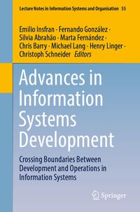 Produktbild: Advances in Information Systems Development