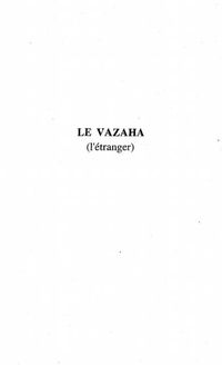 Bild vom Artikel Le Vazaha (L'etranger) vom Autor Ferdinand Deleris