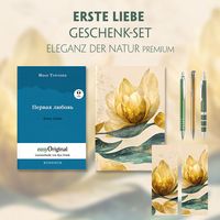 Produktbild: Erste Liebe Geschenkset (Softcover mit Audio-Online) + Eleganz der Natur Schreibset Premium