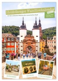 Produktbild: Heidelberger Familienkalender (Wandkalender 2027 DIN A2 hoch), CALVENDO Monatskalender