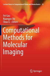 Produktbild: Computational Methods for Molecular Imaging