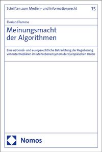 Produktbild: Meinungsmacht der Algorithmen