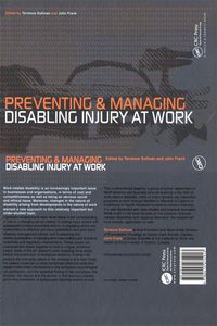 Produktbild: Preventing and Managing Disabling Injury at Work