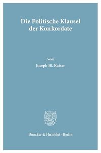 Produktbild: Die Politische Klausel der Konkordate.