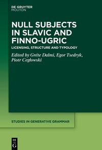 Produktbild: Null Subjects in Slavic and Finno-Ugric