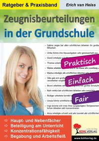 Produktbild: Zeugnisbeurteilungen in der Grundschule