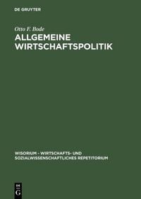 Produktbild: Allgemeine Wirtschaftspolitik