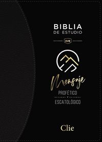 Produktbild: Rvr, Biblia de Estudio del Mensaje Prof&eacute;tico Y Escatol&oacute;gico, Negro, Interior a DOS Colores, Con &Iacute;ndice