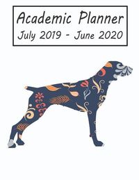 Bild vom Artikel Academic Planner July 2019 - June 2020: Pointer Dog Weekly and Monthly Planner, Academic Year: 12 Month Agenda - Calendar, Organizer, Notes, Goals & t vom Autor Petly Books