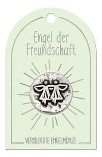 Produktbild: "Engel der Freundschaft" Engel M&uuml;nze auf Karte, K534