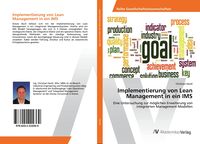 Produktbild: Implementierung von Lean Management in ein IMS