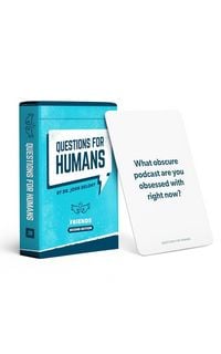 Produktbild: Questions for Humans: Friends (Second Edition) - 52 Brand-New Conversation Starters to Spark Fun Talks, Deepen Connection, and Create Meaningful Friendship Moments