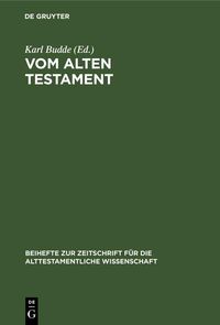 Produktbild: Vom Alten Testament